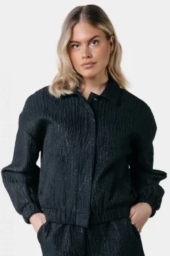 Fashion Bente Zebra Jacquard Jacket | Jassen|Blazers