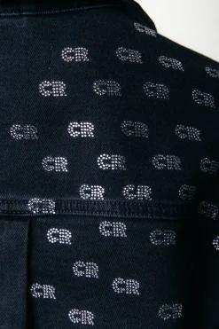 Clearance Billie Denim Blouse | Dark grey denim Blouses