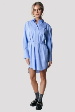 Discount Brienna Striped Blouse Dress | Jurken