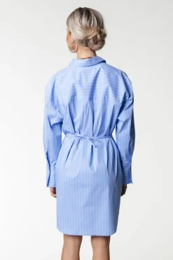 Discount Brienna Striped Blouse Dress | Jurken