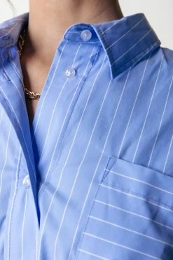 Discount Brienna Striped Blouse Dress | Jurken