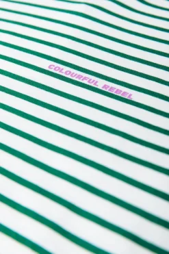 Outlet Logo Stripe Longsleeve | Off white T-shirts