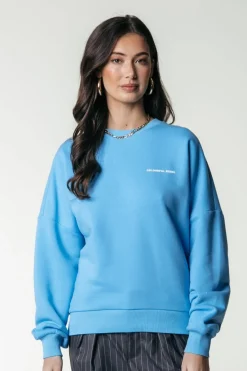 Sale Logo Sweat | Mist Blue Truien