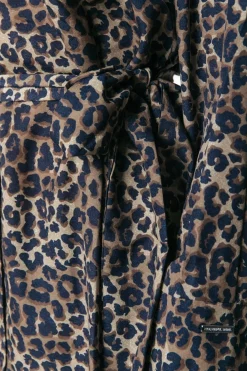 Online Desiree Leopard Dress | Warm Brown Jurken