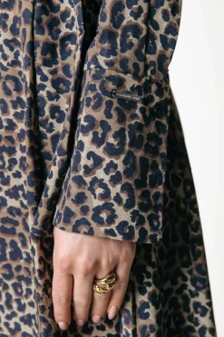 Online Desiree Leopard Dress | Warm Brown Jurken