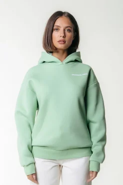 Sale Flower Hoodie | Soft Green Hoodies