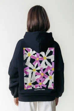 Online Flower Square Hoodie | Hoodies