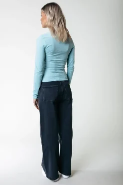 Discount Gaias High Rise Denim | Dark grey denim Broeken