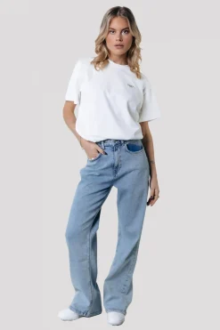 Clearance Gaias High Rise Denim | Denim blue Broeken