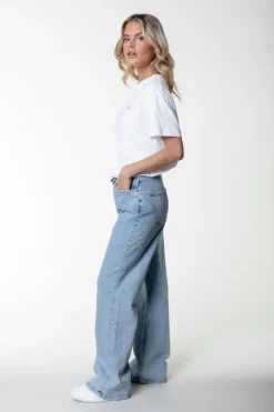 Best Gaias High Rise Denim | Light blue denim Broeken