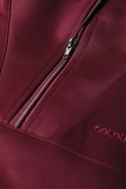 Fashion Ilena Zipped Sweat | Port Red Truien