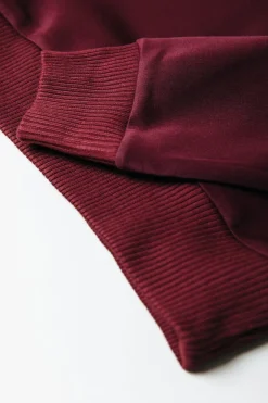 Fashion Ilena Zipped Sweat | Port Red Truien