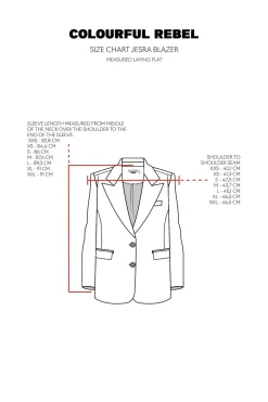 Fashion Jesra Stripe Blazer | Dark grey Pakken