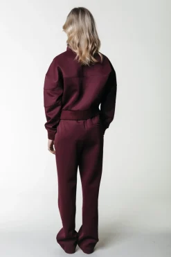 Online Jiby Pintuck Pants | Port Red Broeken