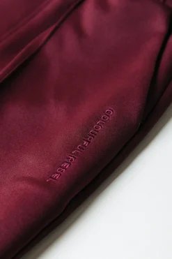 Online Jiby Pintuck Pants | Port Red Broeken