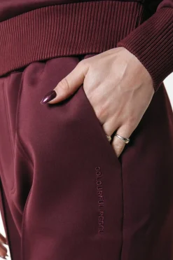 Online Jiby Pintuck Pants | Port Red Broeken