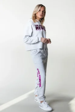 Outlet Joelle Logo Jogger Pants | Light grey melange Broeken