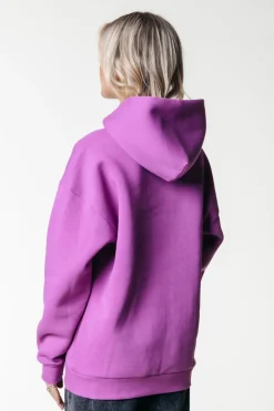 Hot Label Hoodie | Violet Pink Hoodies