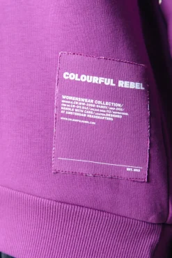 Hot Label Hoodie | Violet Pink Hoodies