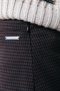 Fashion Maeve Check Skirt | Darkest Brown Pakken