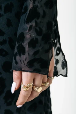 Fashion Maude Leopard Maxi Dress | Jurken