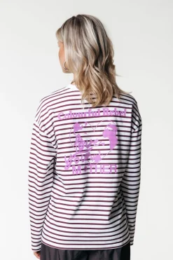 New Mother Earth Longsleeve | Port Red T-shirts