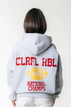 Sale National Champs Hoodie | Light grey melange Hoodies