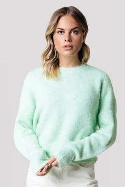 Hot Olivia Knit | Bright Mint Truien