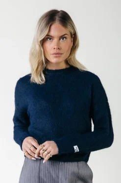 Hot Olivia Knit | Dark Navy Truien