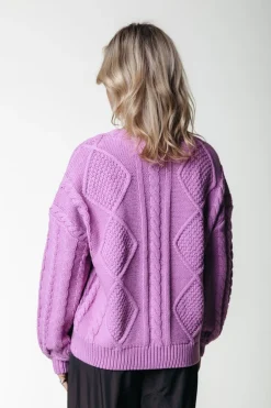 Fashion Olivia Knit | Violet Pink Truien