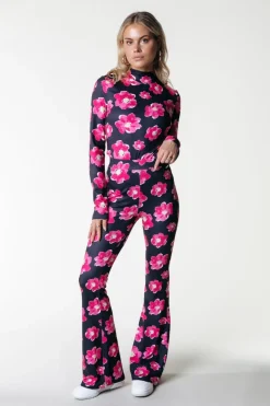 New Poppy Flower Flare | Bright pink Broeken