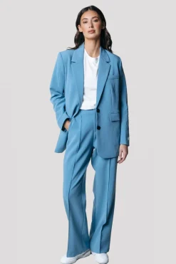 Sale Rus Straight Pants | Adriatic Blue Pakken