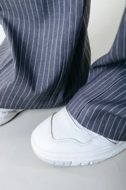 Online Rus Straight Pants | Dark grey Broeken