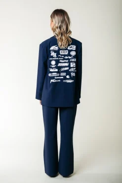 New Rus Straight Pants | Dark Navy Pakken