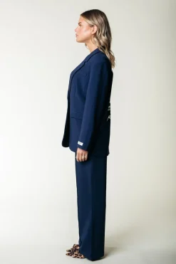 New Rus Straight Pants | Dark Navy Pakken