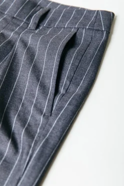 Best Rus Straight Pants | Dark Anthracite Broeken