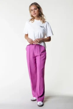Clearance Rus Straight Pants | Violet Pink Broeken
