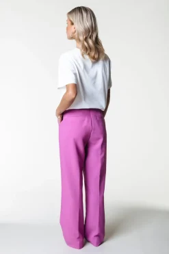 Clearance Rus Straight Pants | Violet Pink Broeken