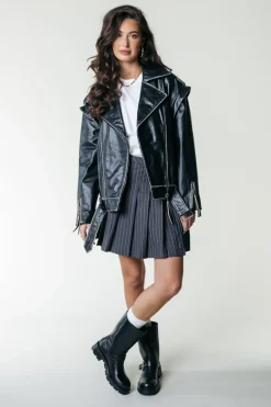 Sale Sage Leather Biker Jacket | Jassen|Blazers