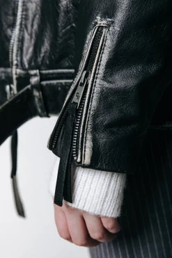 Sale Sage Leather Biker Jacket | Jassen|Blazers