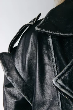 Online Saige Leather Biker Jacket | Jassen|Blazers