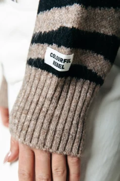 New Shara Zebra Knitted Cardigan | Truien