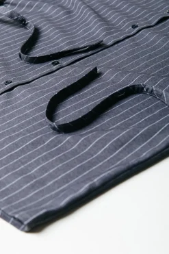 Fashion Talia Pinstripe Blouse | Dark Anthracite Blouses