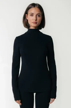 Discount Uni Fitted Turtleneck Top | Tops