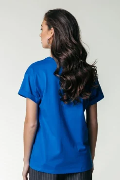 New Uni Logo T-shirt | Deep blue T-shirts