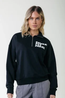 Discount Uni Logo Zip Sweat | Truien