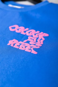 Fashion Wave Logo Sweat | Medium blue Truien