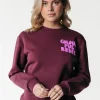 Fashion Wave Logo Sweat | Port Red Truien