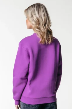 Hot Wave Logo Sweat | Violet Pink Truien