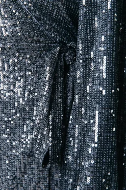 Fashion Xita Sequins Dress | Silver grey Jurken